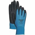 Wonder Grip Usa DIPPED GLOVE BLK/BLU XXL WG318XXL